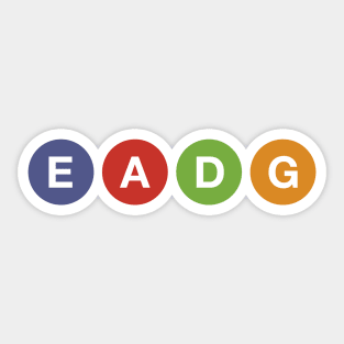 EADG bass world Sticker